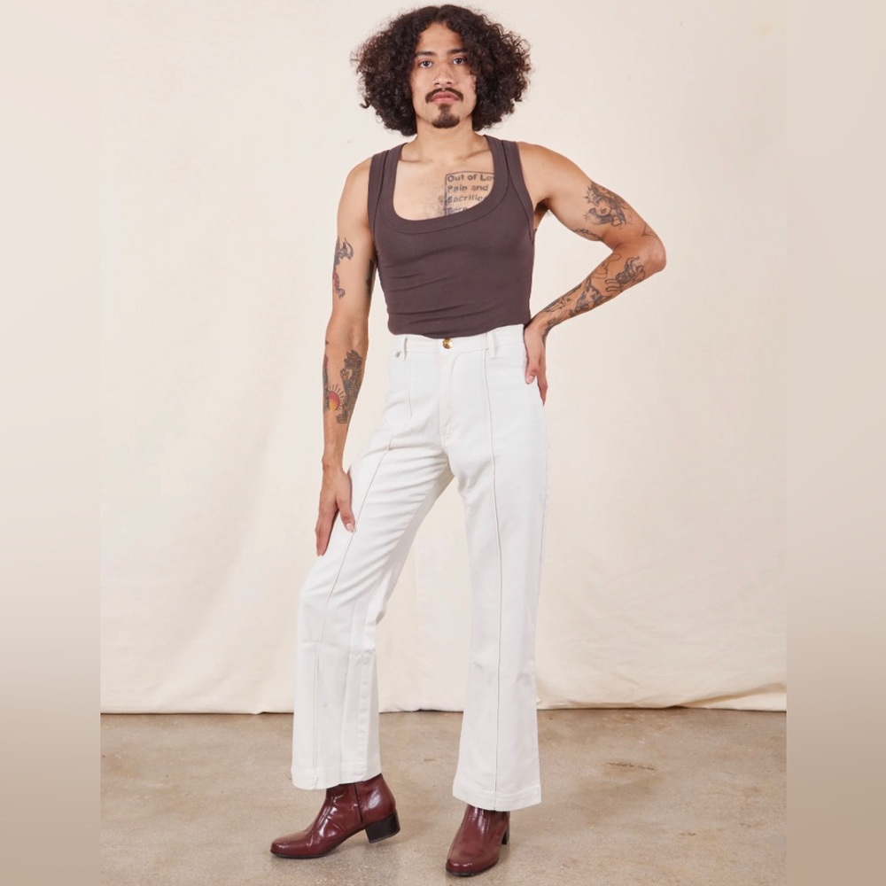 NWT Big Bud Press Western Pant in Vintage Tee Off-White